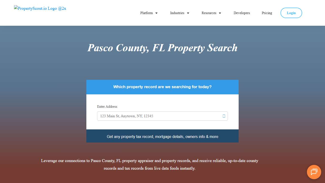 Pasco County, FL Property Records Search - Propertyscout.io